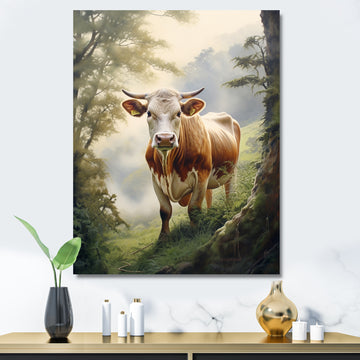 Cow Contemplation - Cow Wall Decor